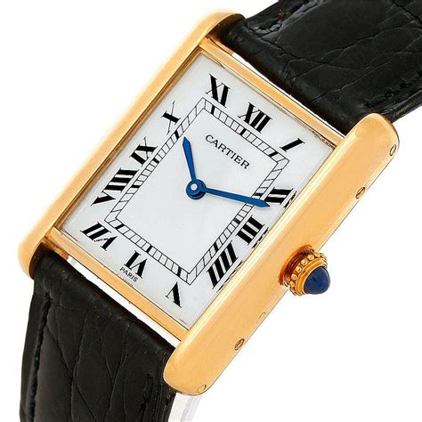 cartier tank men's gold|cartier tank men's vintage.